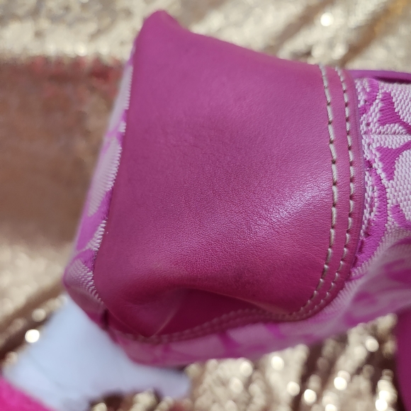 Coach Pink Logo Crossbody Bag - Picture 4 of 11